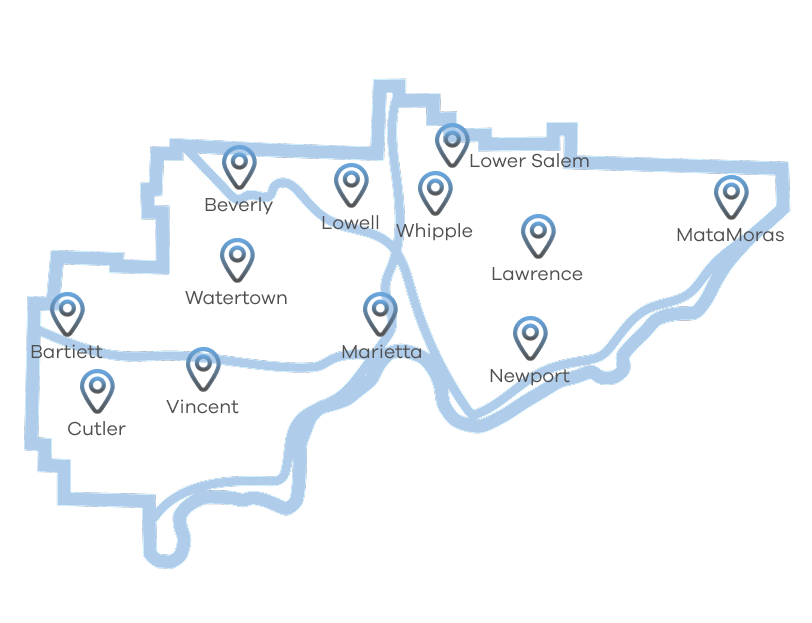 Washington County service area map